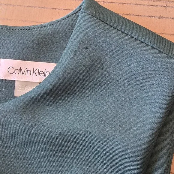 Calvin Klein Green Sleeveless Sheath Dress - Size 6 - NWT - Picture 13 of 13
